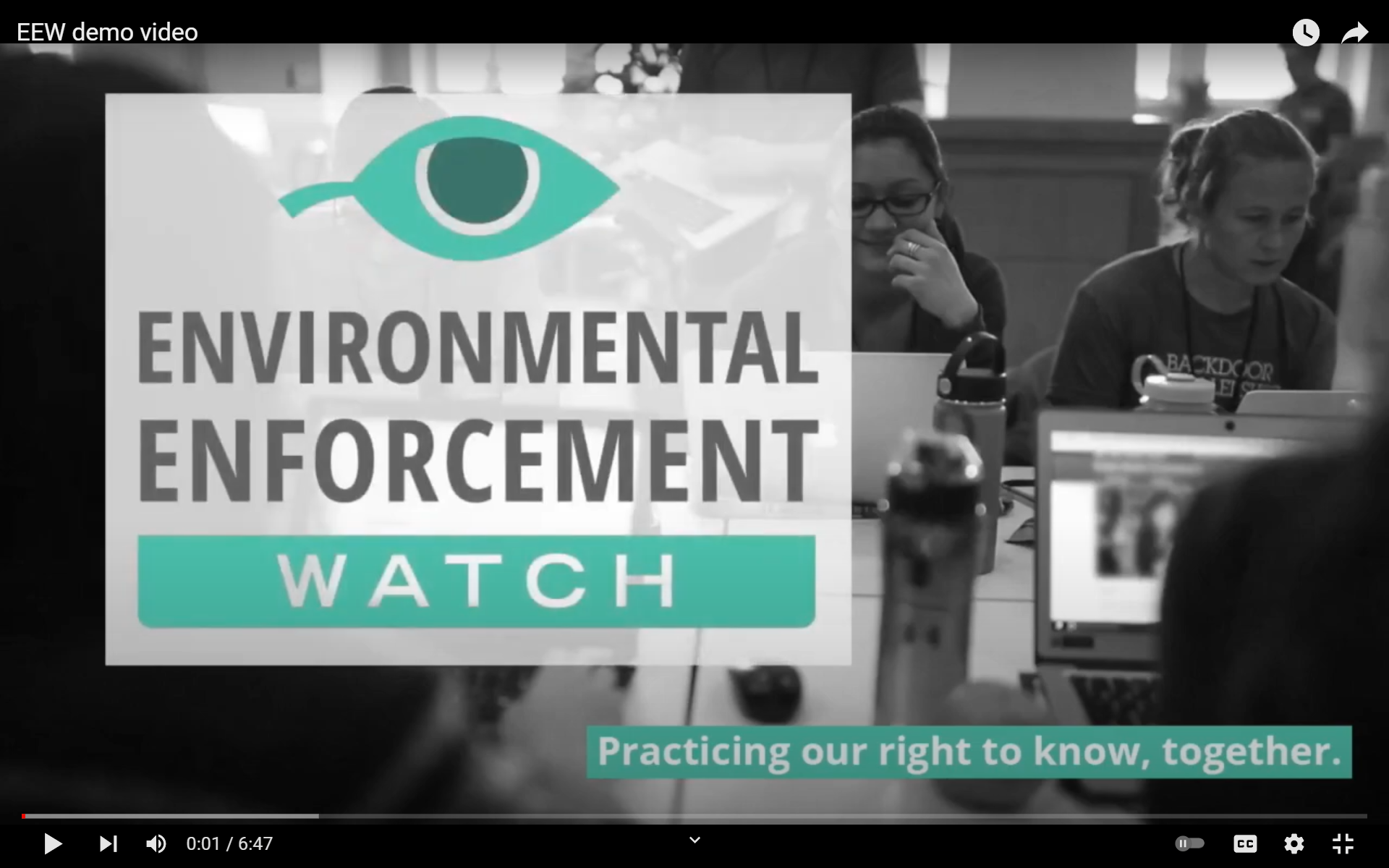 A short video introducing the Environmental Enforcement Watch project and our approach.